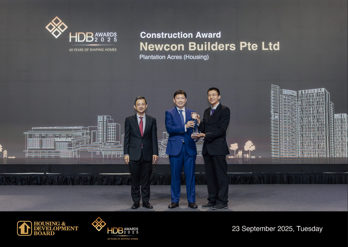 HDB Awards 2025 – Construction Award for Plantation Acres C8